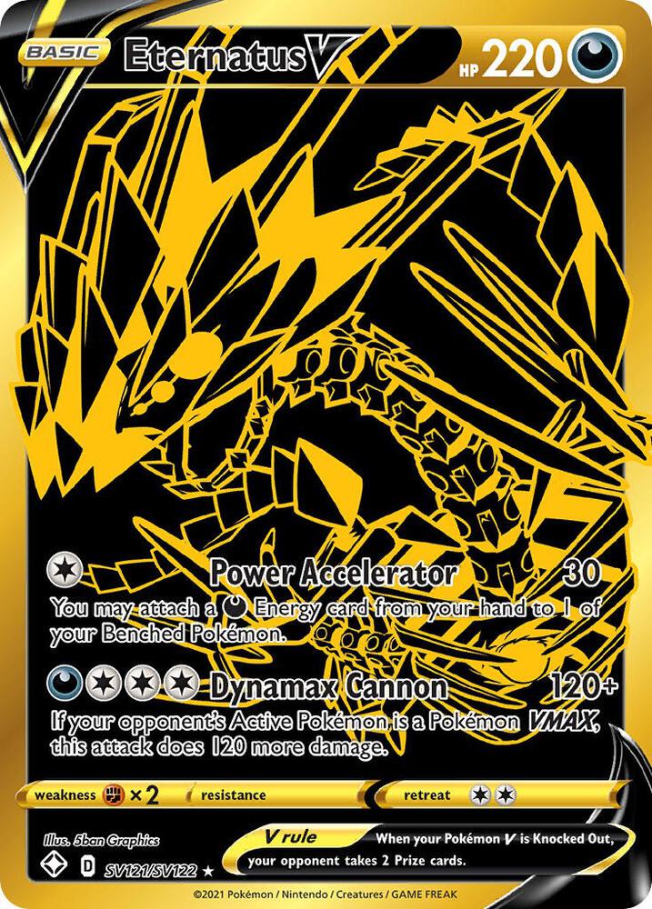 Eternatus V [Shining Fates: Shiny Vault] SV121/SV122