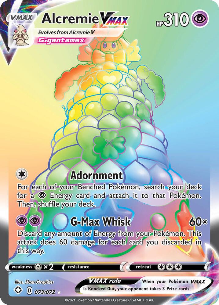 Alcremie VMAX (Secret) [Shining Fates] 073/072