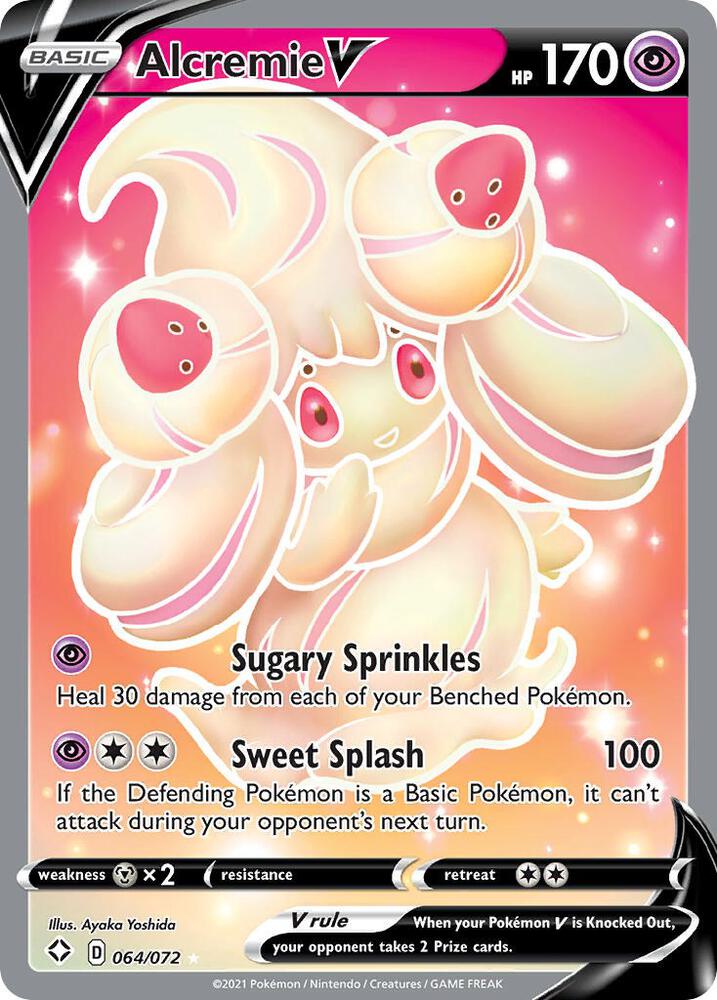 Alcremie V (Full Art) [Shining Fates] 064/072