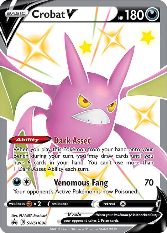 Crobat V - SWSH098 [SWSH: Sword & Shield Promo Cards] SWSH098