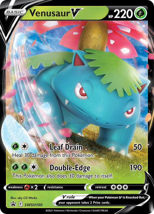 Venusaur V - SWSH100 [SWSH: Sword & Shield Promo Cards] SWSH100
