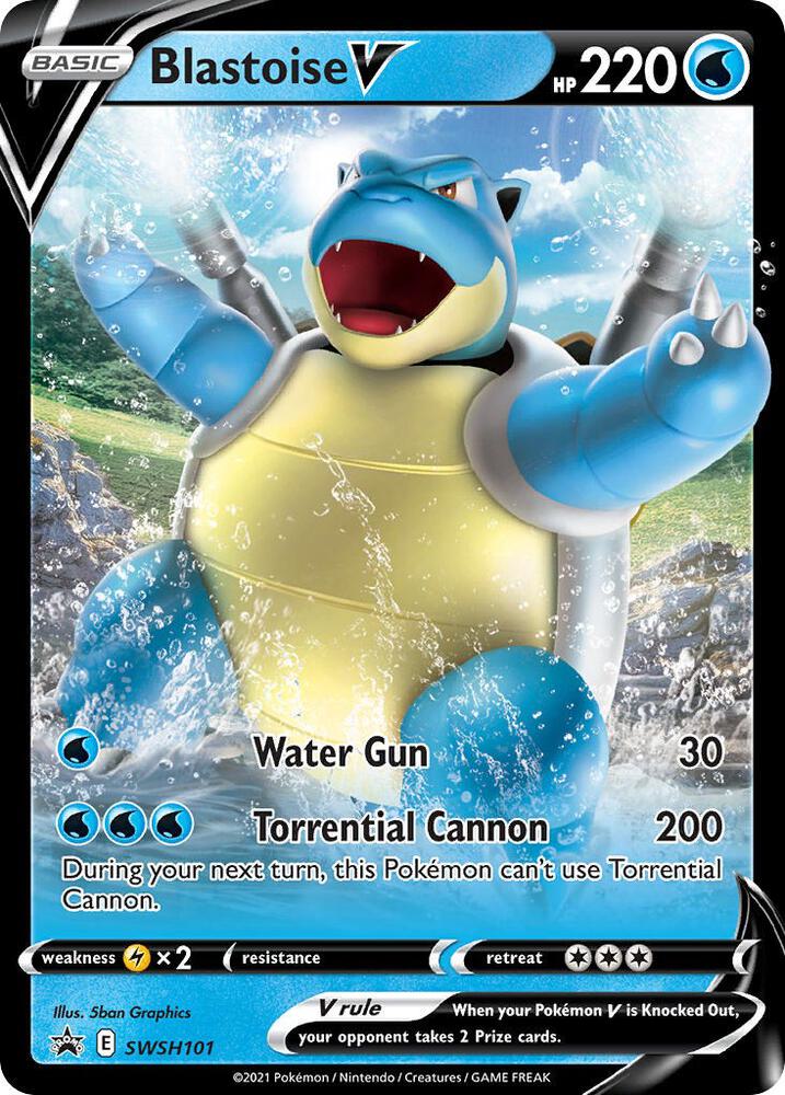 Blastoise V - SWSH101 [SWSH: Sword & Shield Promo Cards] SWSH101