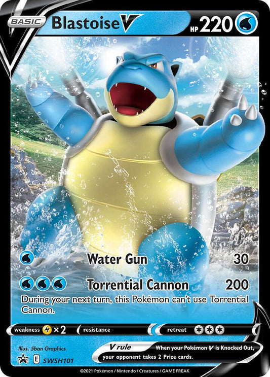 Blastoise V - SWSH101 [SWSH: Sword & Shield Promo Cards] SWSH101