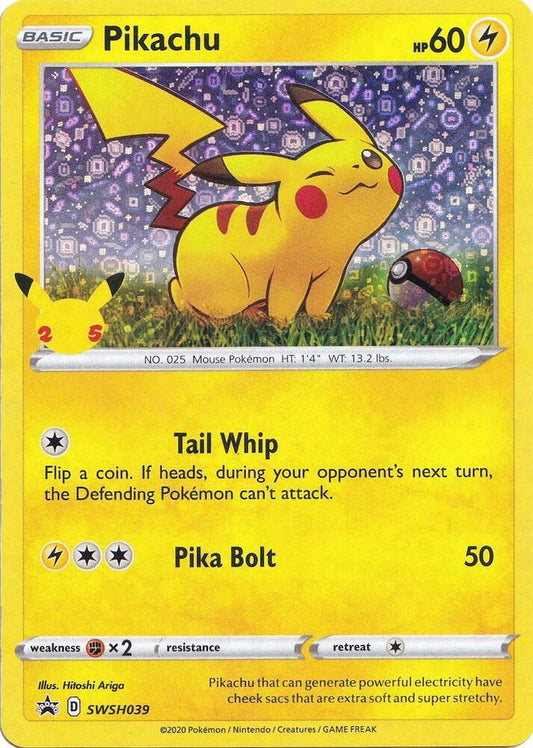 Pikachu - SWSH039 (General Mills) [Miscellaneous Cards & Products] SWSH039