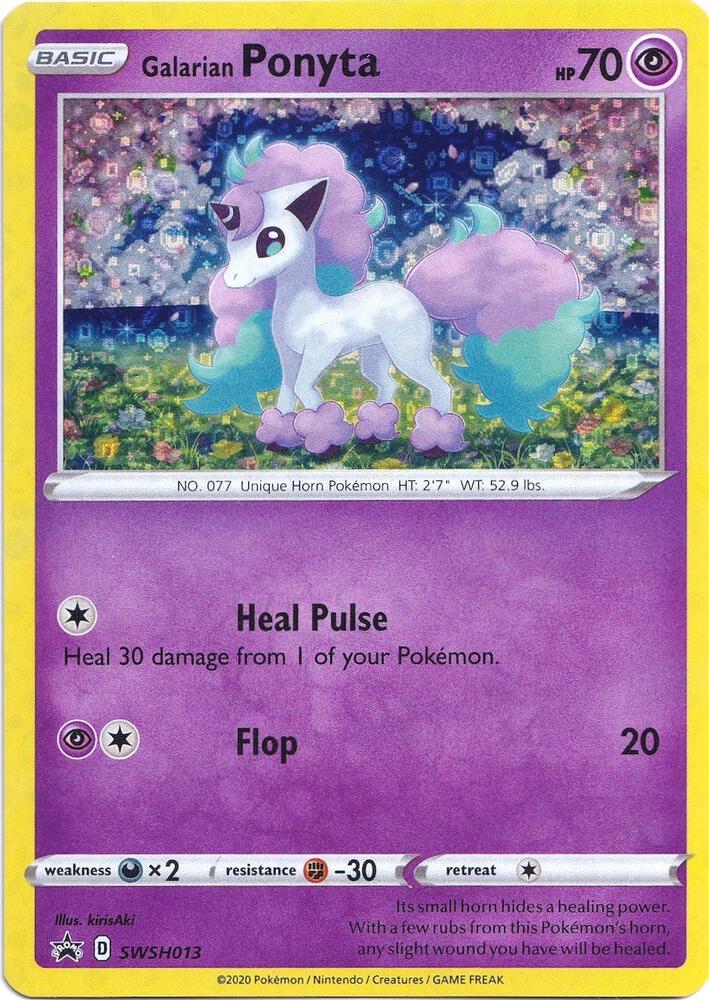 Galarian Ponyta - SWSH013 (General Mills Promo) [Miscellaneous Cards & Products] SWSH013