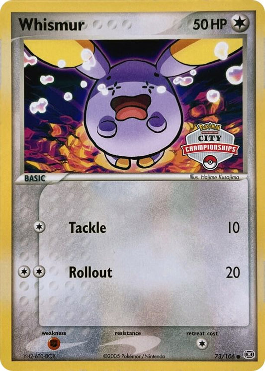 Whismur - 73/106 (City Championships) [League & Championship Cards] 073/106