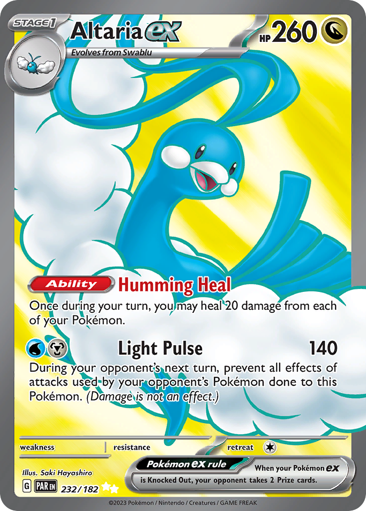 Altaria ex - 232/182 Paradox Rift