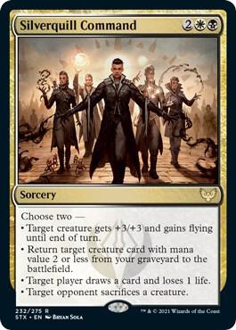 Silverquill Command [Strixhaven: School of Mages] 232
