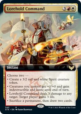 Lorehold Command (Extended Art) [Strixhaven: School of Mages] 345