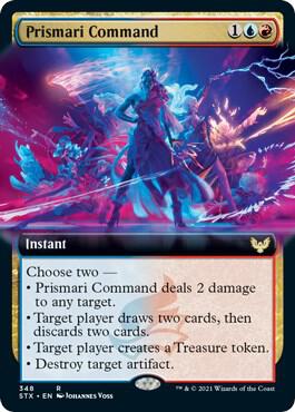 Prismari Command (Extended Art) [Strixhaven: School of Mages] 348