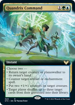 Quandrix Command (Extended Art) [Strixhaven: School of Mages] 349