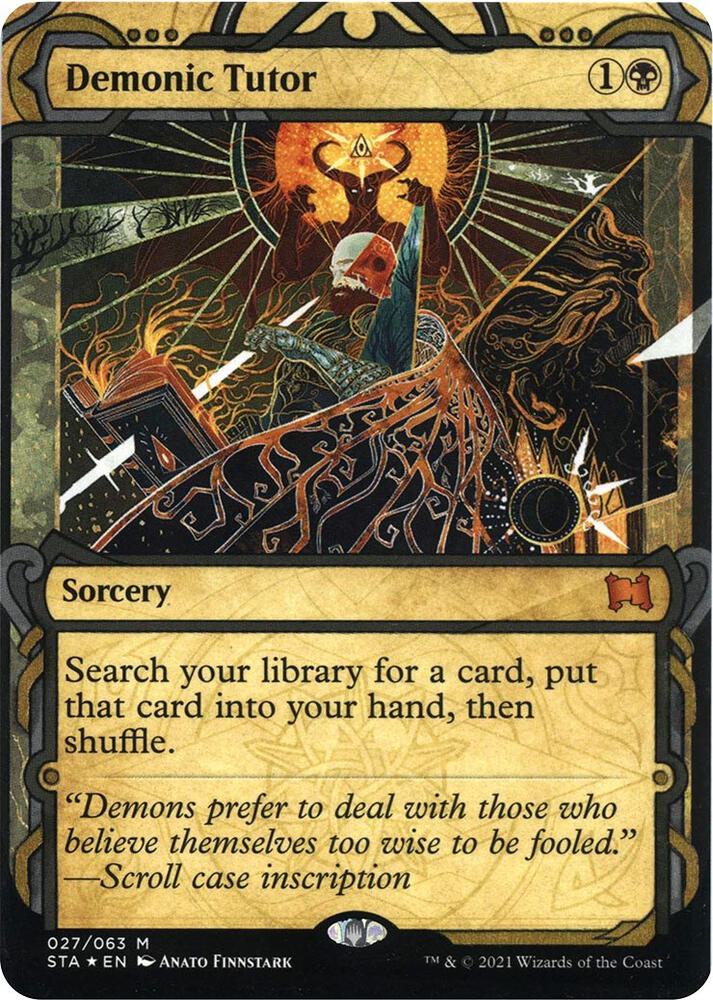 Demonic Tutor (Foil Etched) [Strixhaven: Mystical Archive] 27