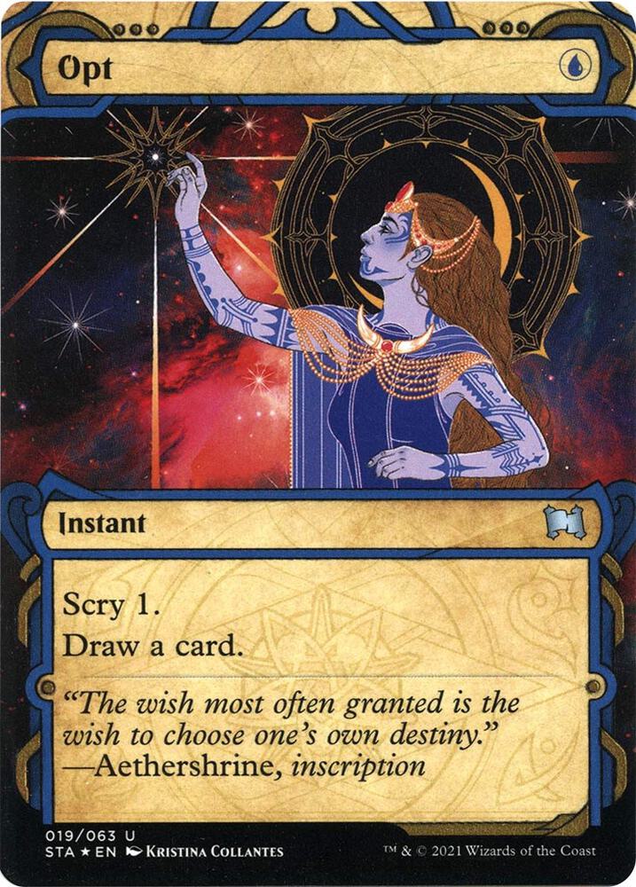 Opt (Foil Etched) [Strixhaven: Mystical Archive] 19