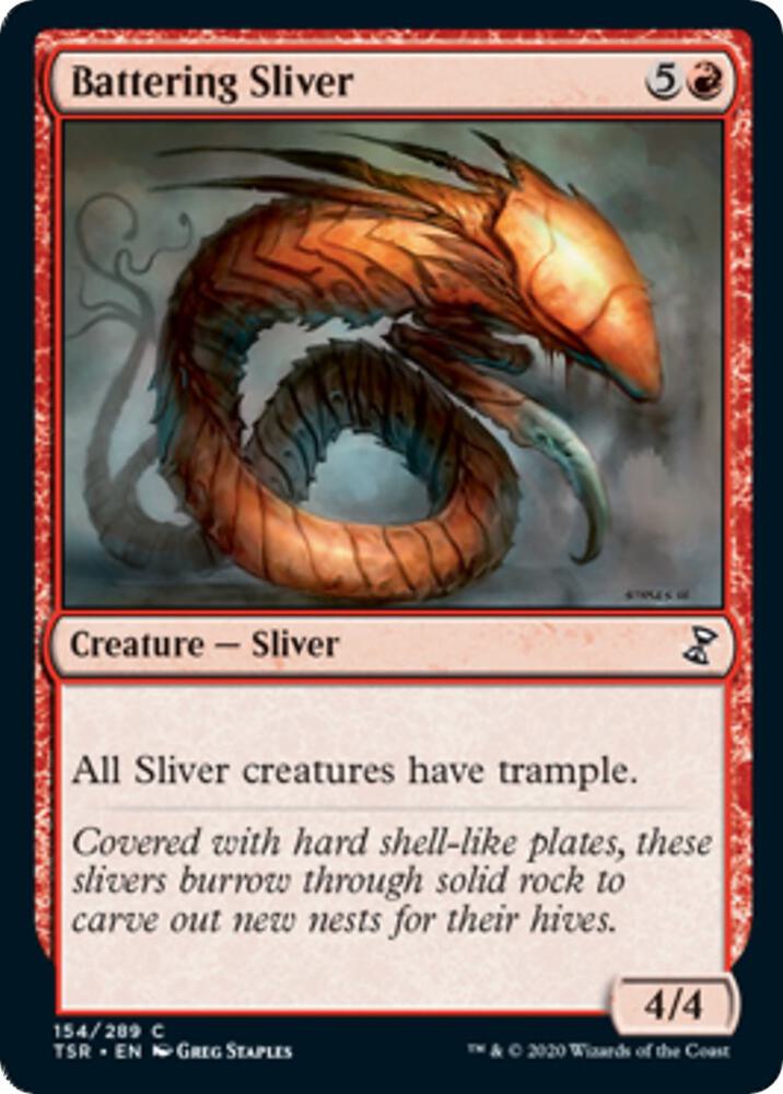 Battering Sliver [Time Spiral: Remastered] 154