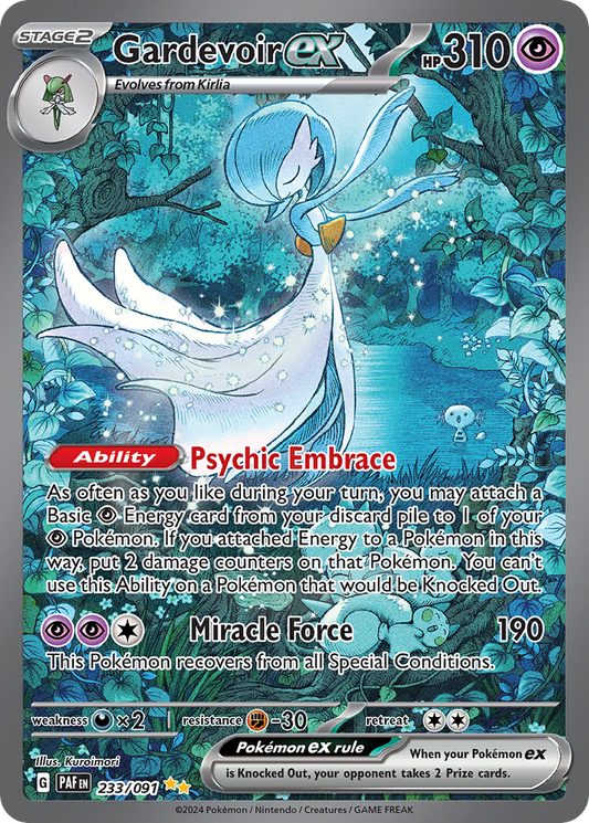 Gardevoir ex - 233/91 Paldean Fates