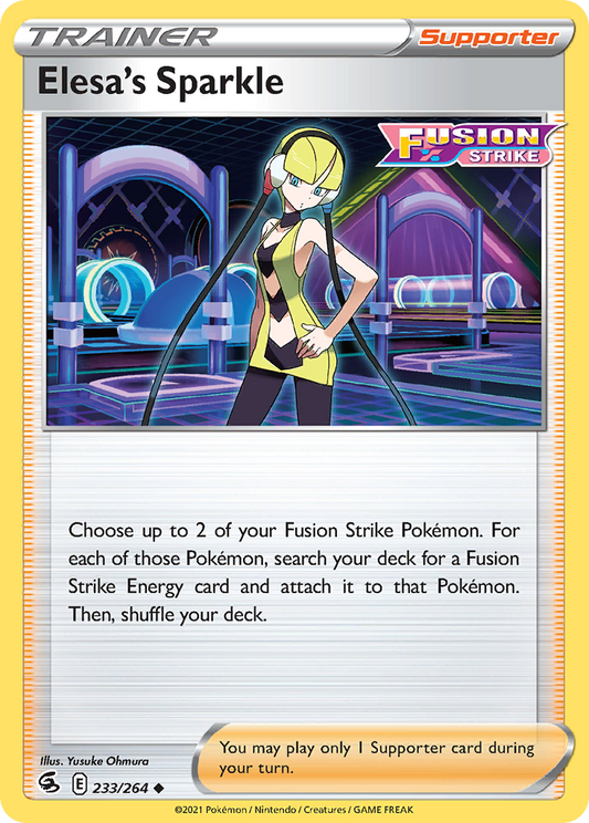 Elesa's Sparkle - 233/264 Fusion Strike