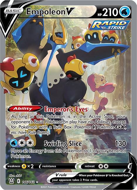 Empoleon V (Alternate Full Art) [SWSH05: Battle Styles] 146/163