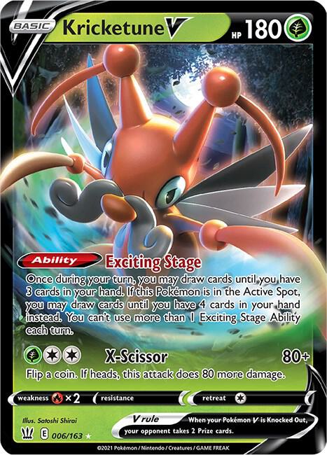 Kricketune V [SWSH05: Battle Styles] 006/163