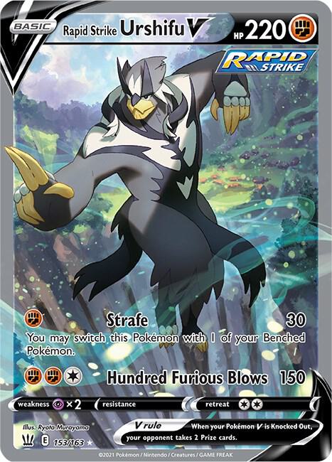 Rapid Strike Urshifu V (Alternate Full Art) [SWSH05: Battle Styles] 153/163