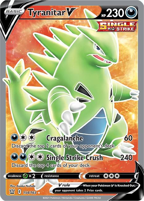 Tyranitar V (Full Art) [SWSH05: Battle Styles] 154/163
