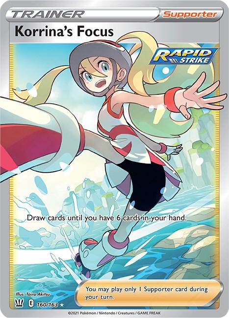 Korrina's Focus (Full Art) [SWSH05: Battle Styles] 160/163