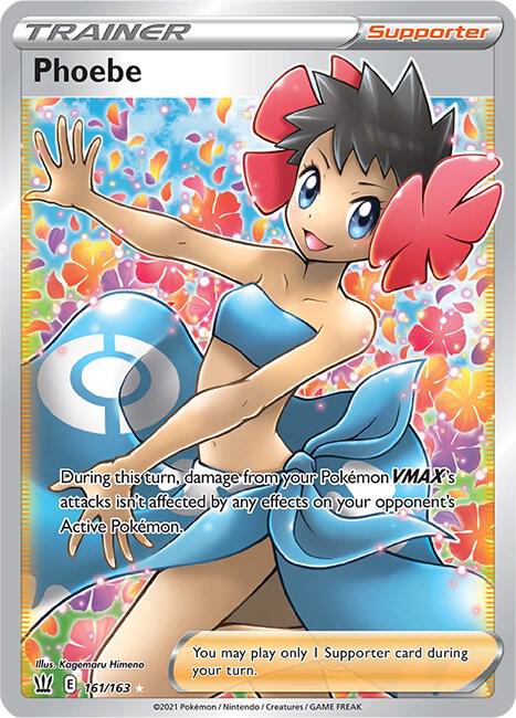 Phoebe (Full Art) [SWSH05: Battle Styles] 161/163