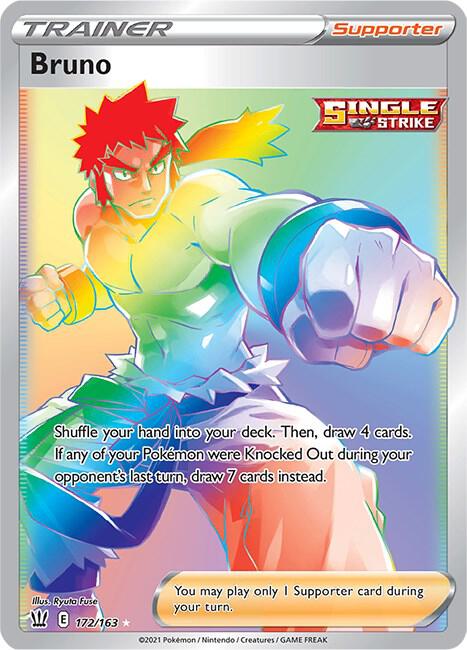 Bruno (Secret) [SWSH05: Battle Styles] 172/163