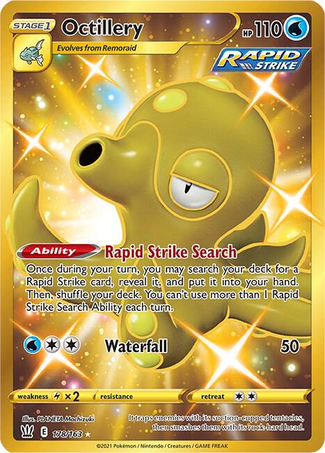Octillery (Secret) [SWSH05: Battle Styles] 178/163