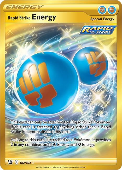 Rapid Strike Energy (Secret) [SWSH05: Battle Styles] 182/163