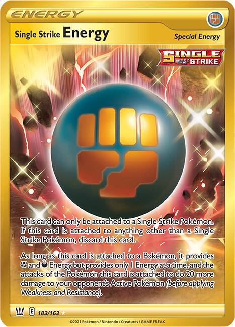 Single Strike Energy (Secret) [SWSH05: Battle Styles] 183/163