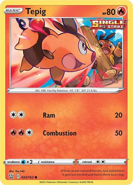 Tepig [SWSH05: Battle Styles] 023/163