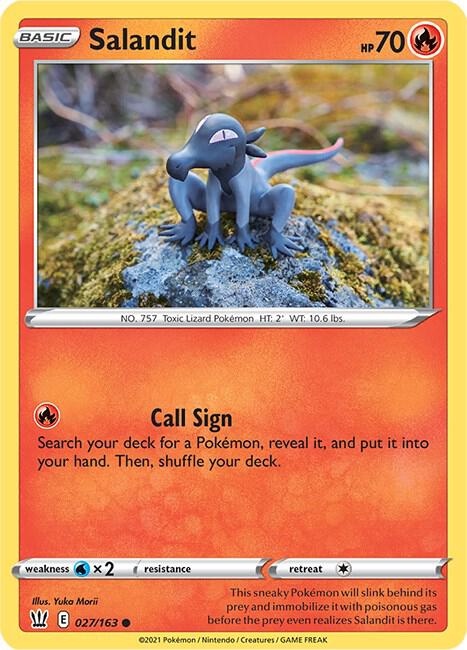 Salandit [SWSH05: Battle Styles] 027/163