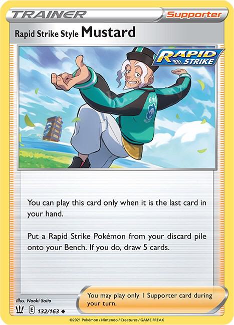 Rapid Strike Style Mustard [SWSH05: Battle Styles] 132/163