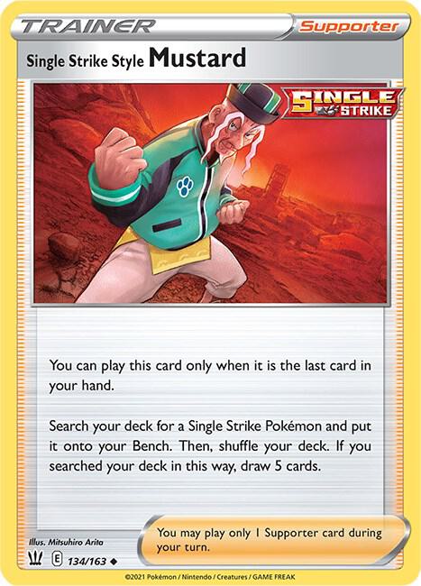 Single Strike Style Mustard [SWSH05: Battle Styles] 134/163