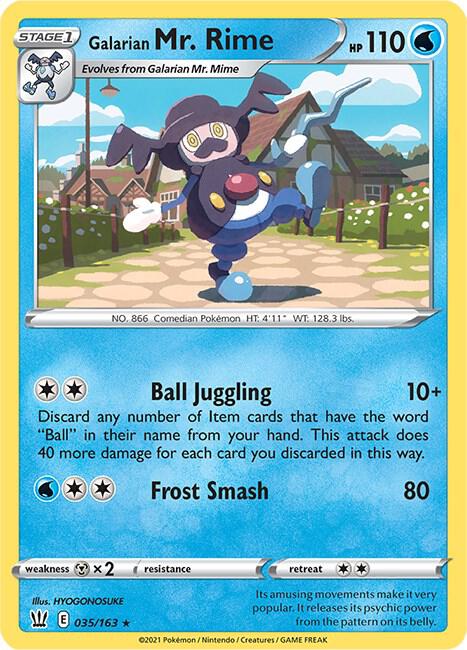 Galarian Mr. Rime [SWSH05: Battle Styles] 035/163