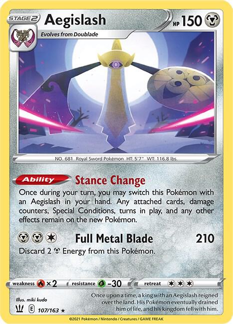 Aegislash (107) [SWSH05: Battle Styles] 107/163