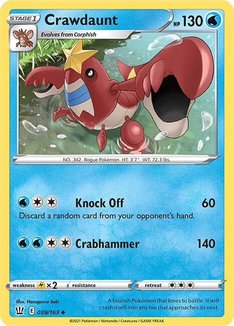 Crawdaunt [SWSH05: Battle Styles] 039/163