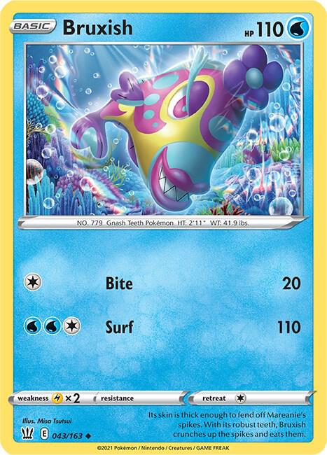 Bruxish [SWSH05: Battle Styles] 043/163