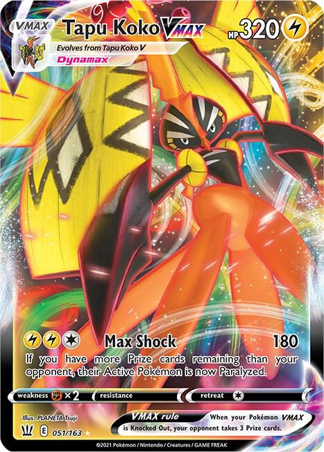 Tapu Koko VMAX [SWSH05: Battle Styles] 051/163