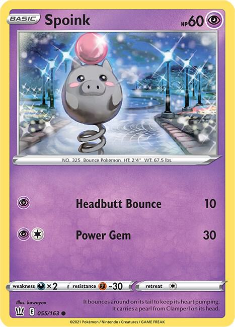 Spoink [SWSH05: Battle Styles] 055/163