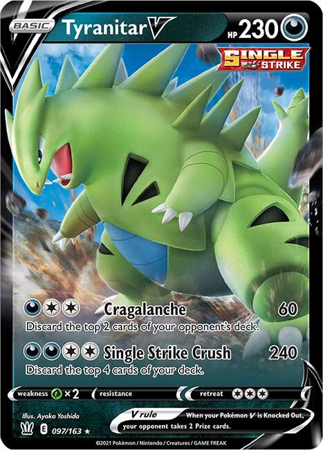 Tyranitar V [SWSH05: Battle Styles] 097/163