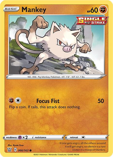 Mankey [SWSH05: Battle Styles] 066/163