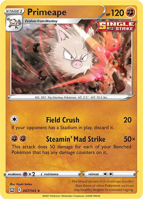 Primeape [SWSH05: Battle Styles] 067/163