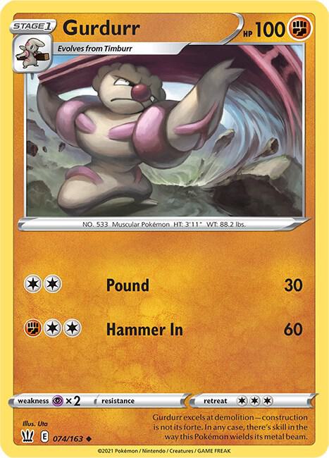 Gurdurr [SWSH05: Battle Styles] 074/163