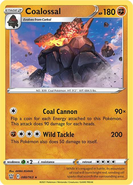 Coalossal [SWSH05: Battle Styles] 080/163