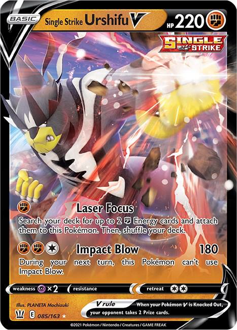 Single Strike Urshifu V [SWSH05: Battle Styles] 085/163