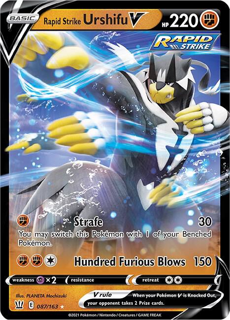 Rapid Strike Urshifu V [SWSH05: Battle Styles] 087/163