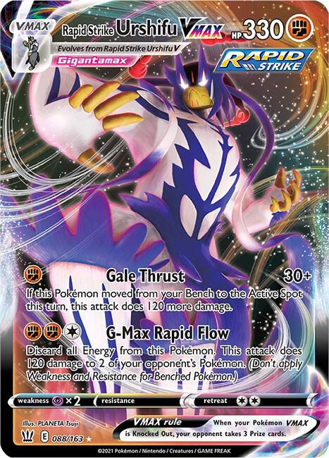 Rapid Strike Urshifu VMAX [SWSH05: Battle Styles] 088/163