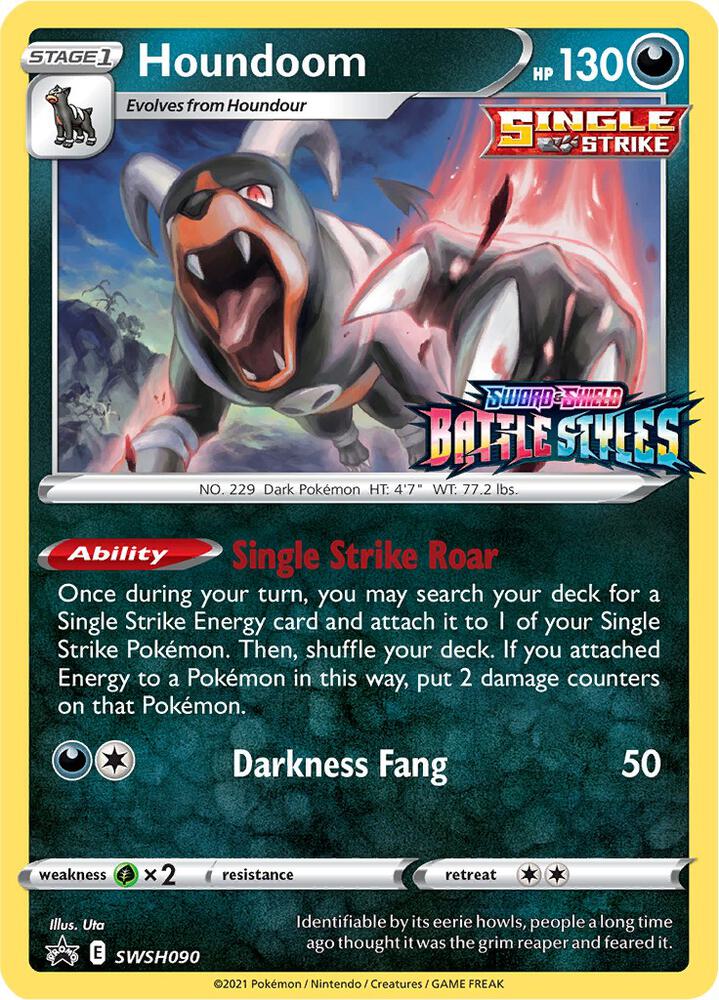 Houndoom - SWSH090 (Prerelease) [SWSH: Sword & Shield Promo Cards] SWSH090