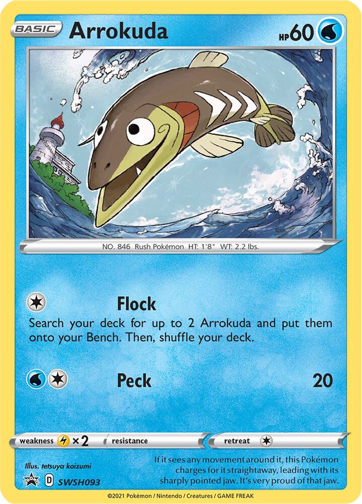 Arrokuda - SWSH093 [SWSH: Sword & Shield Promo Cards] SWSH093